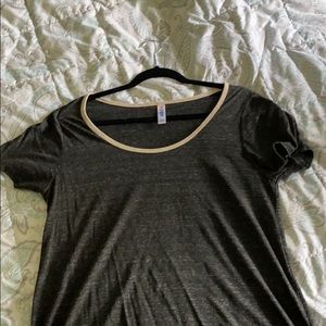 Large lularoe classic dark grey heathered